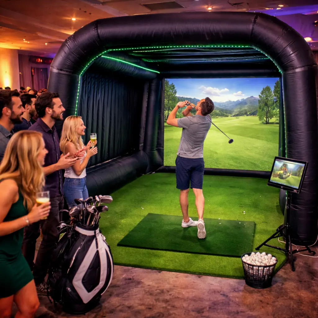 Golf Simulator Rental for Philadelphia party rentals