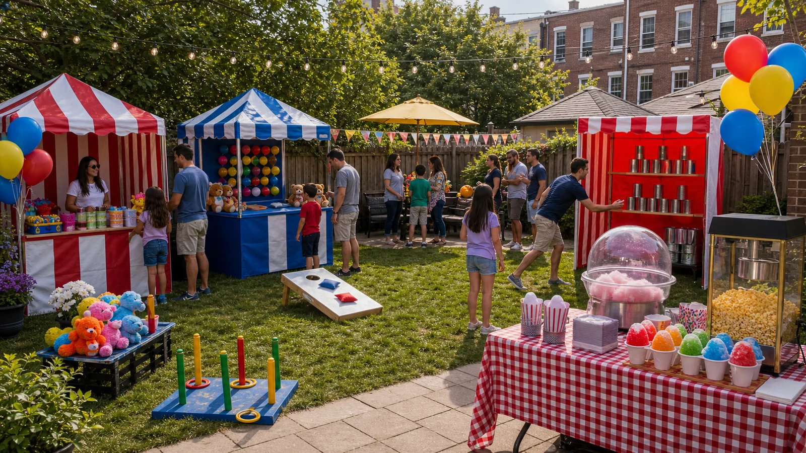 Backyard Carnival Party Ideas in Philadelphia