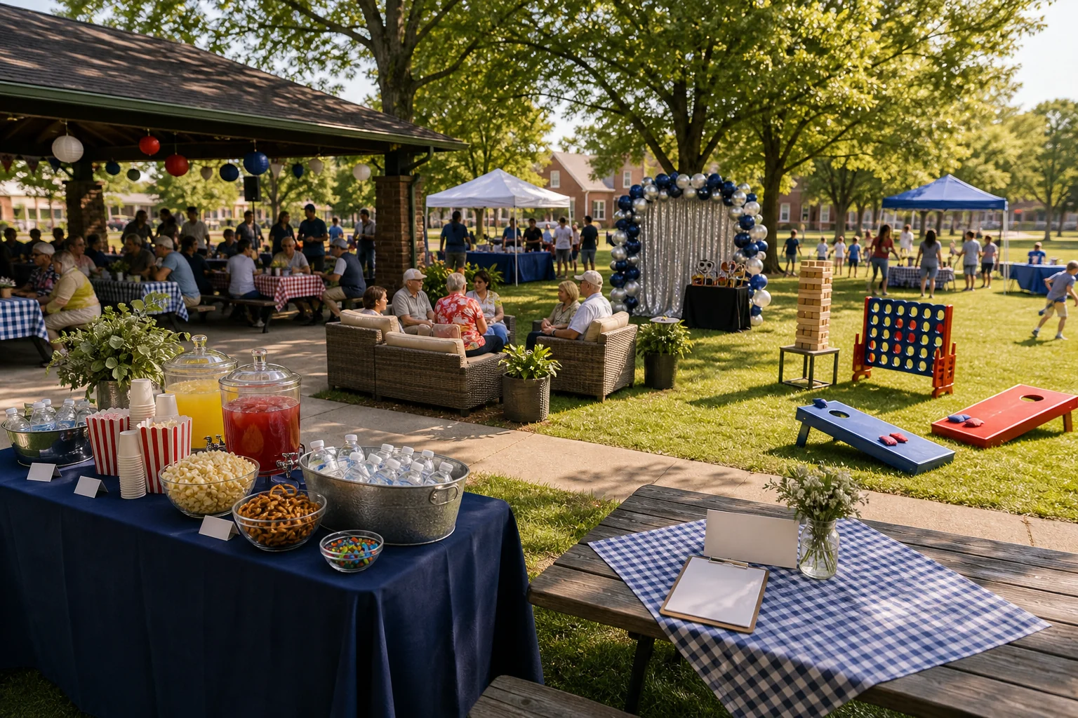 Family Reunion Rentals Philadelphia: Picnic Games, Photo Booths, Concessions, and All-Ages Layouts