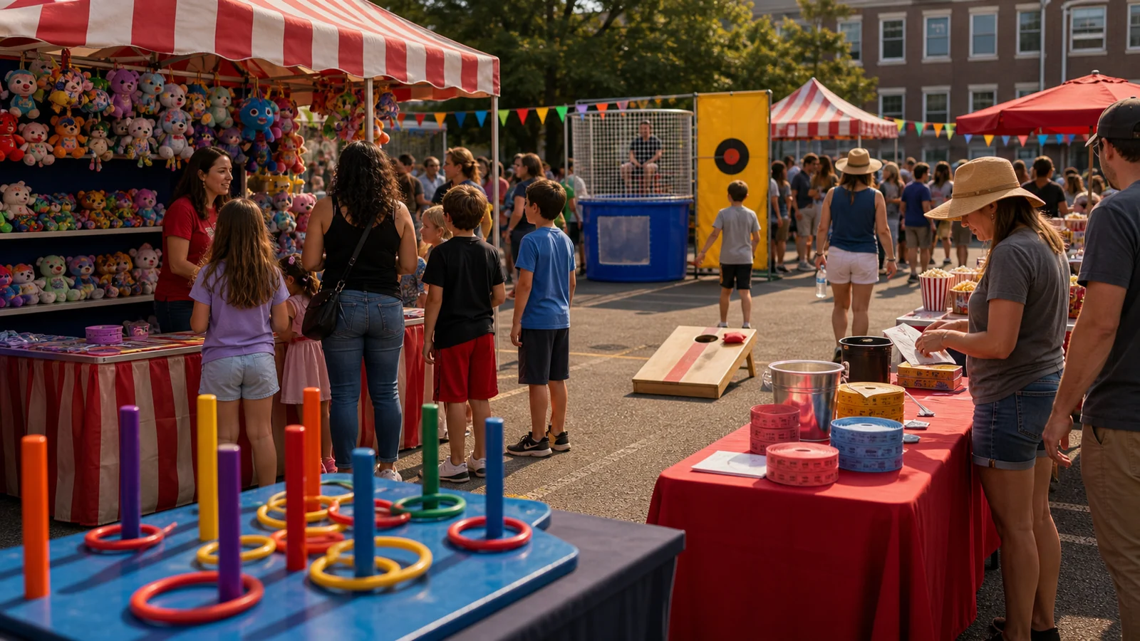Fundraiser Event Rentals Philadelphia: Carnival Games, Dunk Tanks, and Prize Stations
