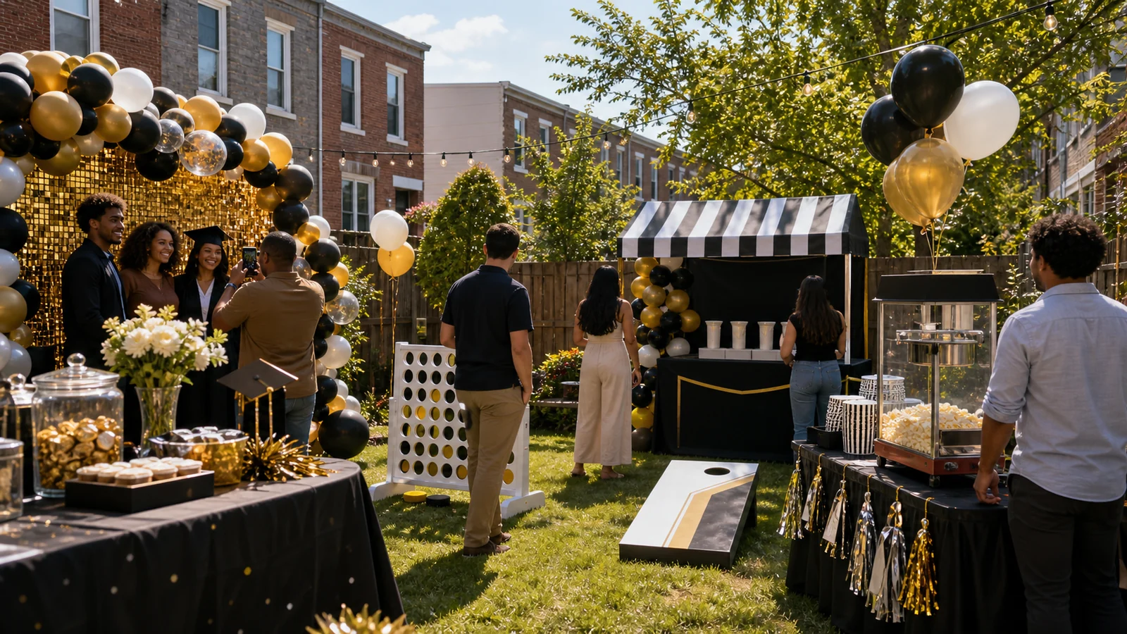 Graduation Party Rentals Philadelphia: Photo Moments, Games, and Snack Stations