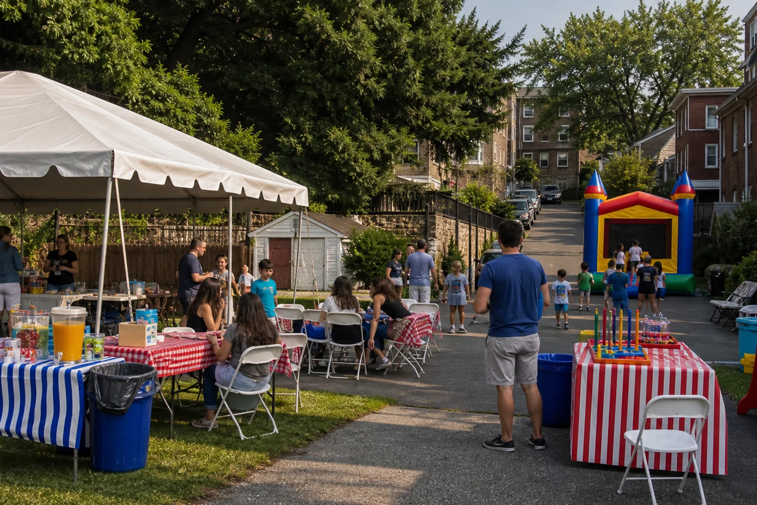 Manayunk and Roxborough Party Rentals: Hillside Backyards, School Events, and Street-Festival Style Parties