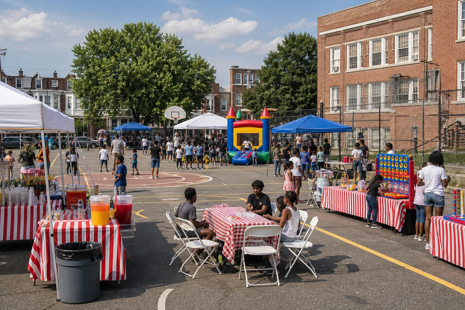 North Philadelphia Party Rentals: Schoolyards, Churches, Rec Centers, and Community Events