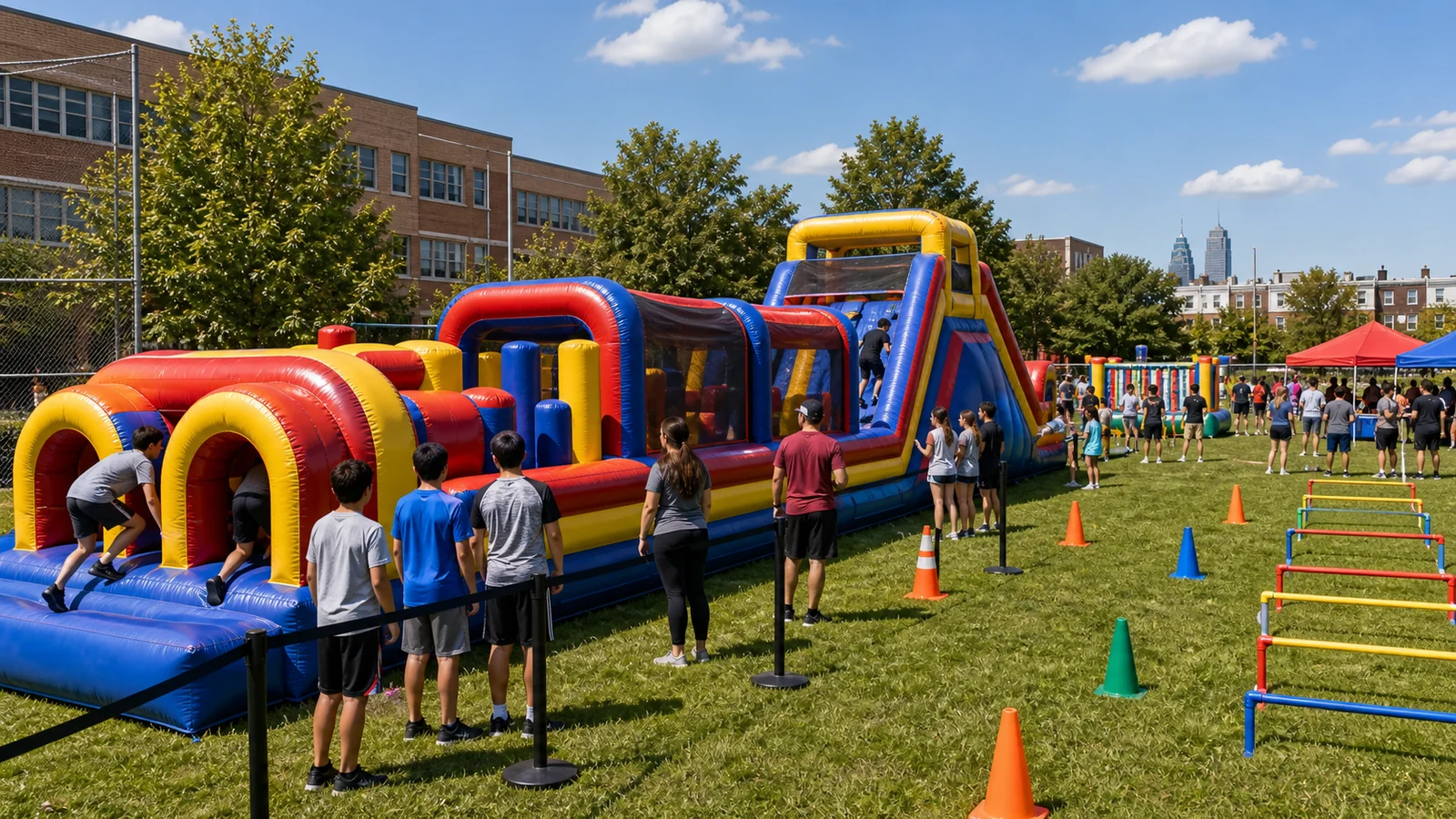 Obstacle Course Rentals Philadelphia: Field Day and Team Challenge Planning