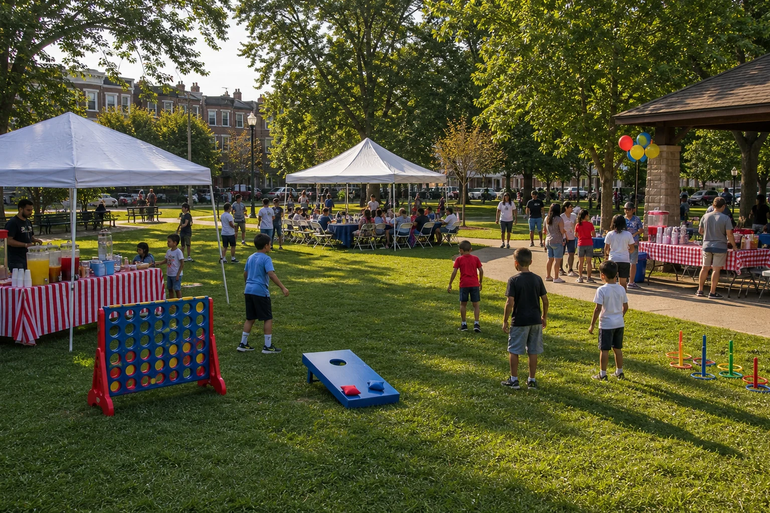 Philadelphia Park Party Rentals: What to Plan Before You Book Games, Tents, and Food Stations