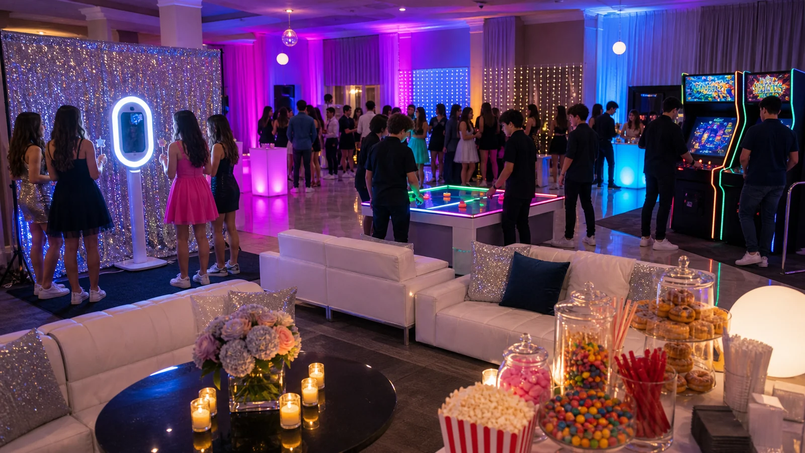 Sweet Sixteen Party Rentals Philadelphia: Photo Booths, Glow Games, and Arcade Ideas