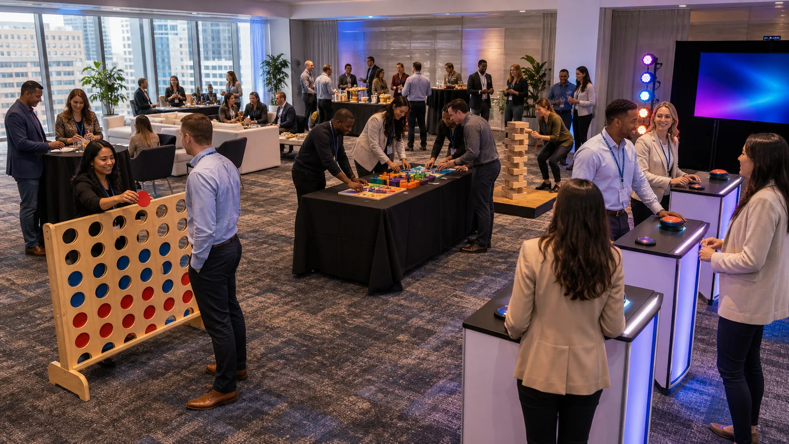 Team Building Activities Philadelphia: Interactive Game Rentals for Corporate Groups