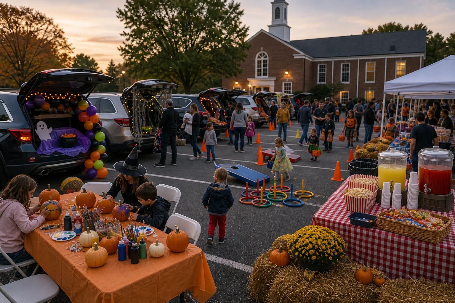 Trunk-or-Treat Event Rentals Philadelphia: Games, Crafts, Snacks, and Parking-Lot Flow