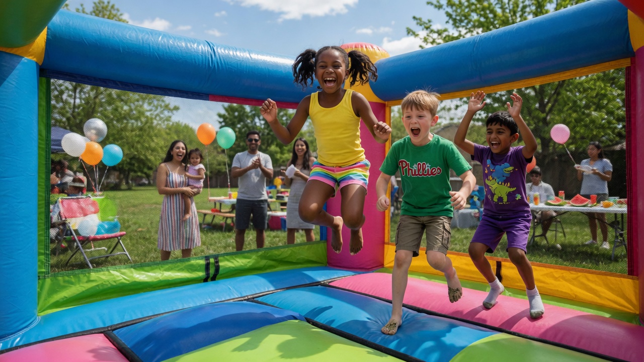 Bounce house rental guide for Philadelphia birthday parties