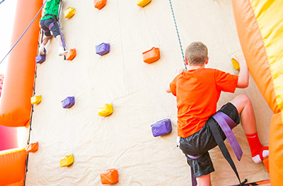 Inflatable Rock Wall in the Party Pros East Coast catalog