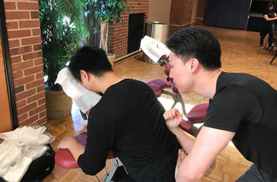 Chair Massage for Philadelphia party rentals