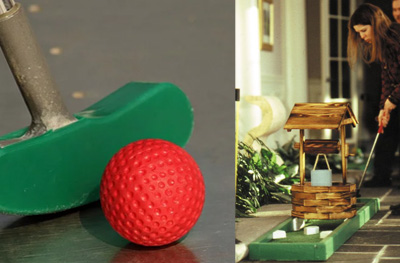 Miniature Golf in the Party Pros East Coast catalog