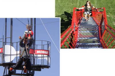 Mobile Zip Line in the Party Pros East Coast catalog
