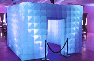 Inflatable LED Photo Booth in the Party Pros East Coast catalog