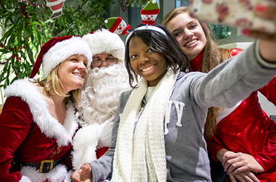 Photos with Santa in the Party Pros East Coast catalog