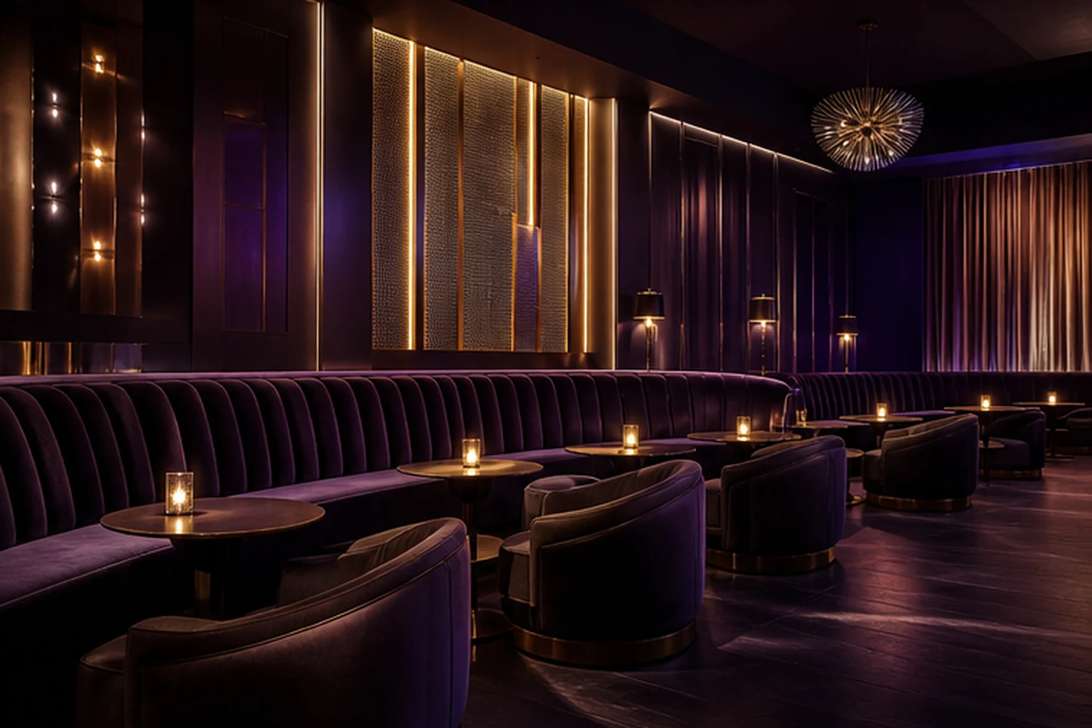 Generic generated lounge-style Las Vegas nightlife illustration for Talk of the Town; not the actual venue